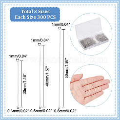 900 шт. 3 шт. штифта с плоской головкой из нержавеющей стали марки 304 STAS-UN0054-02