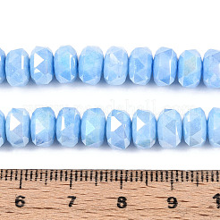 Антикоррозийные гальванические стеклянные бусины&nbsp;GLAA-T025-8mm-11A