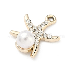 Подвески из сплава и страза&nbsp;ALRI-D303-16G-01