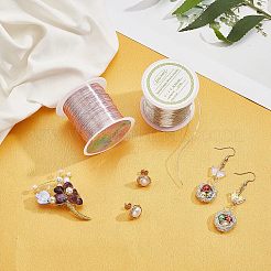 2 рулон 2-х цветной круглой медной проволоки для рукоделия CWIR-FG0001-03B