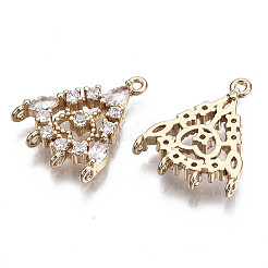 Латунь микро проложить соединения люстры компонентов кубического циркония KK-R111-042