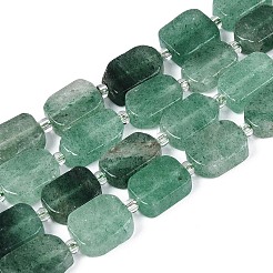 Природный зеленый бисер пряди клубники кварца&nbsp;G-T138-26A-10