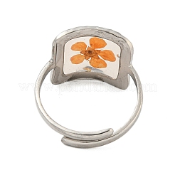 Латунные регулируемые кольца для женщин RJEW-G265-10P