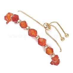 Природные сердолик браслеты из бисера&nbsp;BJEW-JB13009-02