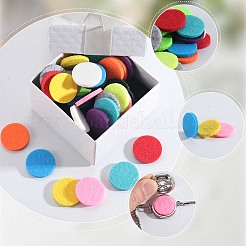 96 шт. 12-х цветные волокнистые парфюмерные диски&nbsp;DIY-SP0004-47B-02