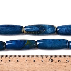 Hilos de cuentas teñidas de ágata natural.&nbsp;G-T138-230A