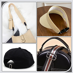 40 шт. 4-х цветные прямоугольные пряжки-слайдеры из сплава DIY-BC0012-18