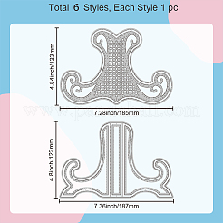 Углеродистая сталь разрезает трафареты DIY-WH0309-1715