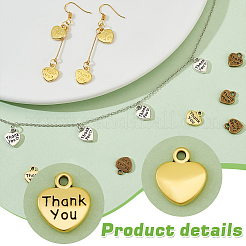 150 шт. 5 цвета подвески из сплава в тибетском стиле&nbsp;TIBEP-FG0001-05