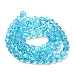 Perles en verre transparentes&nbsp;EGLA-A035-T8mm-D08
