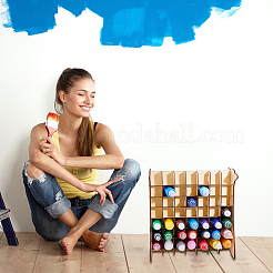 Supports de rangement de peinture en bois&nbsp;AJEW-WH0270-896