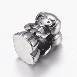 Европейские бусины из нержавеющей стали 304 STAS-E144-309AS