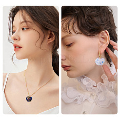 30 шт. 2-х цветные тканевые подвески&nbsp;FIND-TA0008-35