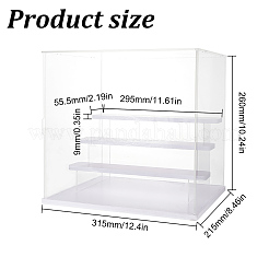 Прозрачная пластиковая витрина для минифигурок ODIS-WH0025-142C
