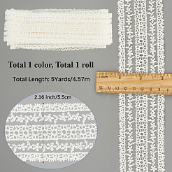 Ruban plat en dentelle de coton de 5 mètre&nbsp;OCOR-GF0004-71D-02