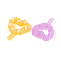 Светящиеся и матовые прозрачные кабошоны из смолы&nbsp;X-RESI-T026-09M