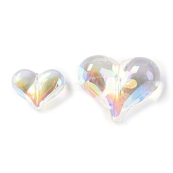 Прозрачные акриловые бусины с УФ-покрытием&nbsp;OACR-S145-07A