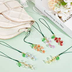 8 шт. акриловые ремешки для мобильного телефона&nbsp;HJEW-DR00140