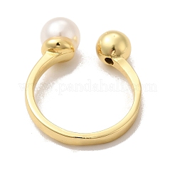 Кольца-манжеты из латуни с микропаве из кубического циркония RJEW-C054-02G