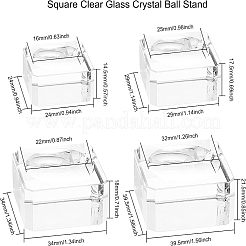 Supporto a sfera di cristallo di vetro&nbsp;ODIS-FG0001-04