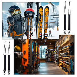 6 Stück Nylonimitat mit Skiboardgurt aus Legierung&nbsp;AJEW-HS0001-36