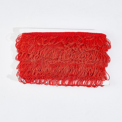 Polyester-Quasten-Spitzenband&nbsp;DIY-WH0308-535B