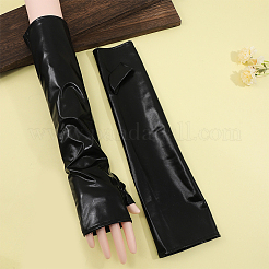 Длинные перчатки без пальцев из полиэстера&nbsp;AJEW-WH20018-117B