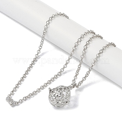 Латунь подвесные ожерелья NJEW-G089-10P