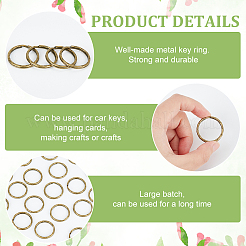 5 сумка железные разъемные брелоки в тибетском стиле IFIN-WR0001-09