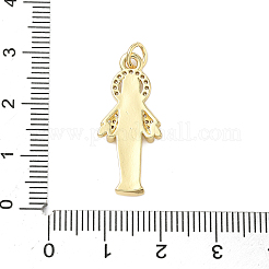 Латунные микро проложить кубического циркония подвески&nbsp;KK-K368-02B-G