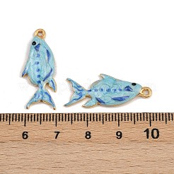 304 Edelstahl-Emaille-Anhänger&nbsp;STAS-P410-40C-02