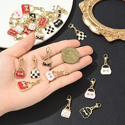 24шт 8 стиля подвеска из сплава эмали украшения&nbsp;HJEW-YW00231