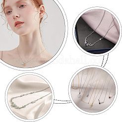 Модные унисекс ожерелья из нержавеющей стали 304 с цепочкой STAS-UN0003-39P