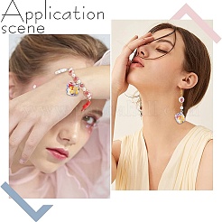 Подвески из прозрачной смолы&nbsp;RESI-CJ0002-49