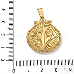 Pendentifs en acier inoxydable 304&nbsp;STAS-F336-13G-01