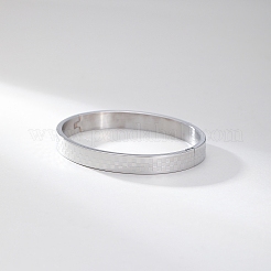 201 pulseras lisas de acero inoxidable&nbsp;TZ9823-1