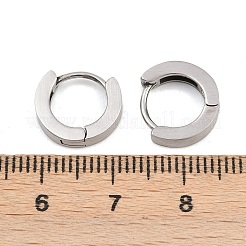 Серьги-кольца из хирургической нержавеющей стали 316 EJEW-C160-13AS