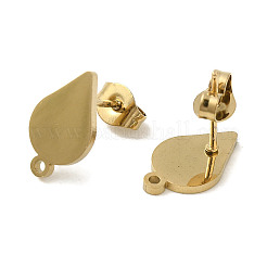 Ионное покрытие (ip) 304 нержавеющая сталь гвоздики фурнитура для сережек STAS-I206-82G