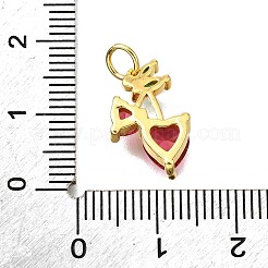 Латунные микро проложить кубического циркония подвески&nbsp;KK-V011-54G