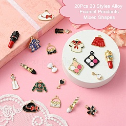 20шт 20 стиля подвески из сплава с эмалью&nbsp;ENAM-YW0003-91