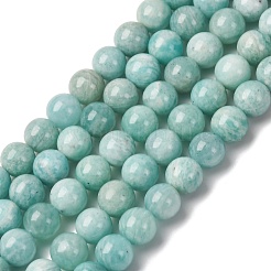 Природных амазонит бисер нитей&nbsp;G-K068-03-8mmA