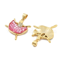 Стойки обшивки латунь микро проложить Циркон подвеску&nbsp;KK-K380-13G