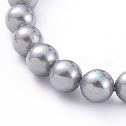 Кисточки шарм стрейч браслеты BJEW-JB05080-05