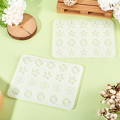 2 moule en silicone pour boutons de bricolage&nbsp;DIY-TA0013-33