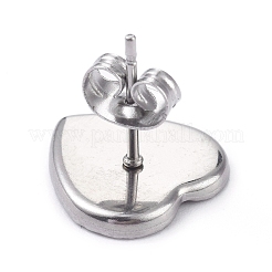 Серьги из нержавеющей стали&nbsp;STAS-WH0015-06P