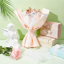 Полиэфирная сетка для обертывания цветочных букетов&nbsp;SRIB-WH0011-214C