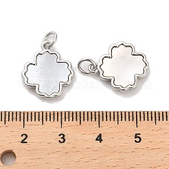 Латунные подвески из ракушек KK-K365-08E-P