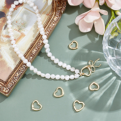 6 шт. 3 стиля стойки с покрытием из латуни пружинные затворные кольца&nbsp;KK-PH0013-94