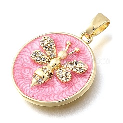 Латунные микро проложить кубического циркония подвески&nbsp;KK-P336-36G-02