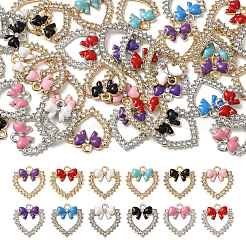 Alliage d'émail avec pendentifs en strass&nbsp;FIND-FZC0005-007P-05